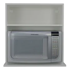 Suporte Microondas Armário Multiuso 100% Mdf Para Cozinha Cor Branco Foto mini  3