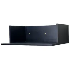 Suporte Microondas Nicho Cozinha Decoração Mdf Preto 60cm Foto mini 1