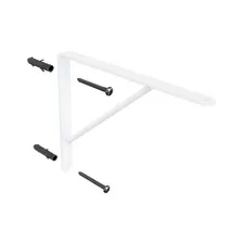 Suporte Mão Francesa Prateleira 20cm Parafuso + Bucha 6 Uni Cor Branco Foto mini 1