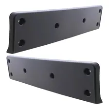 Suporte Moldura De Placa Vw Jetta 2011 Á 2022 Com Grampos Cor Preto Foto mini 3