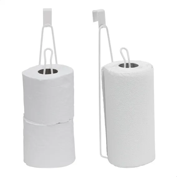 Suporte Multiuso Para Papel Toalha Ou Papel Higienico Para C Foto 1