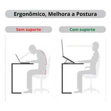 Suporte Notebook Articulado B-max Ergonômico Foto mini 4