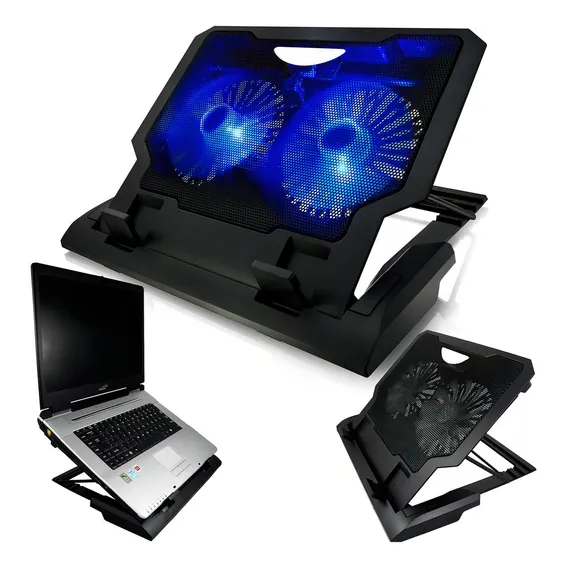 Suporte Notebook Gamer Silencioso Ergonômico Refrigeração Foto 1