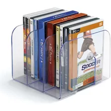 Suporte Organizador Livros Revista 3 Div贸rias Cristal Waleu Foto mini 1