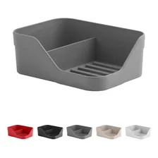 Suporte Organizador Pia Porta Detergente Bucha Cozinha Trium Cor Chumbo Foto mini 4
