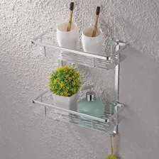 Suporte Organizador Porta Shampoo Condicionador Sabonete Box Foto mini 4