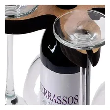 Suporte Organizador Vinho E Taça Em Madeira Porta 4 Taças Foto mini 2