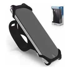 Suporte P/ Celular Smart 4 A 6 Polegadas Bike Silicone Cores Cor Preto Foto mini 2