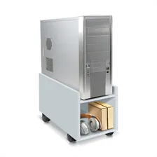 Suporte P/ Cpu E Nobreak Estabilizador De Mdf Com RodÃzios Foto mini 1