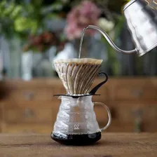 Suporte P/ Filtro De Café Hario V60-02 Vidro Preto Foto mini 4
