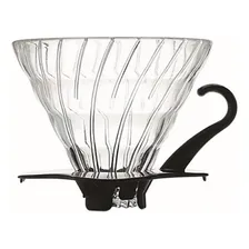 Suporte P/ Filtro De Café Hario V60-02 Vidro Preto Foto mini 1