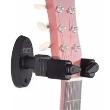 Suporte P Guitarra, Baixo, Violão Parede C/ Trava Automática Cor Preto Foto mini 3