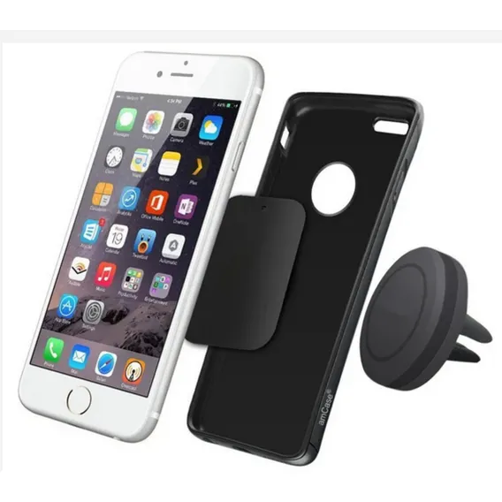 Suporte P iPhone Android Celular Imã Carro Veicular Saida Ar Foto 1