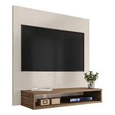 Suporte Painel Milão Para Tv Quarto Sala Painel Prateleira Até 32 Polegadas Off Freijó Foto mini 1