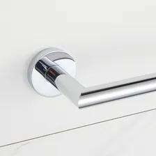 Suporte Papel Higienico Banheiro Papeleira Parede Cromado Foto mini 4
