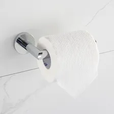 Suporte Papel Higienico Banheiro Papeleira Parede Cromado Foto mini 2