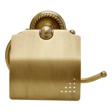 Suporte Papel Higiênico Vintage Bronze Antigo Retrô Rustico Foto mini  2