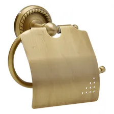 Suporte Papel Higiênico Vintage Bronze Antigo Retrô Rustico Foto  mini 1
