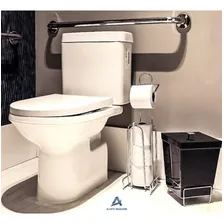 Suporte Papel Higiênico Aço Reforçado Grosso Cromado 4 Rolos Cor Suporte Cromado Foto mini 4