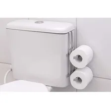 Suporte Papeleira Dupla Papel Higiênico Para Caixa Acoplada Foto mini 1
