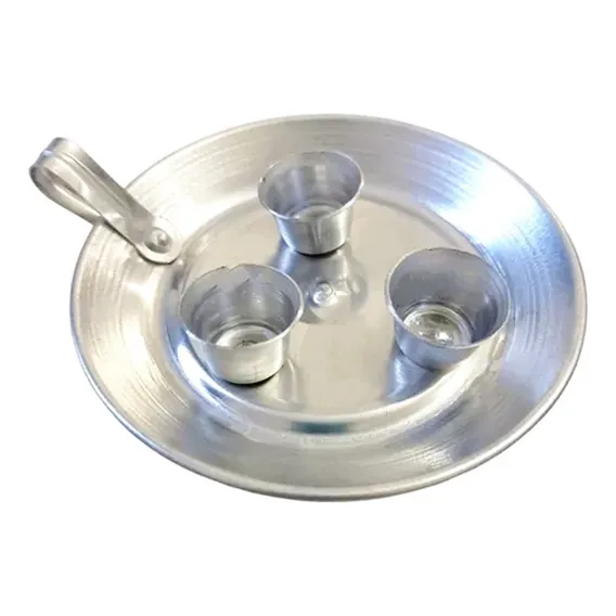 Suporte Para 3 Velas Palito Porta Velas De AlumÃnio Foto 1