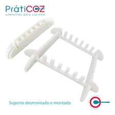 Suporte Para 7 Tábuas Placas De Corte Cozinha Cor Branco Suporte 7 Foto mini 4