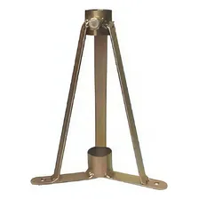 Suporte Para Antena Tipo Tripé Torre 40cm X 3/4 - Kit C/2 Foto  mini 1