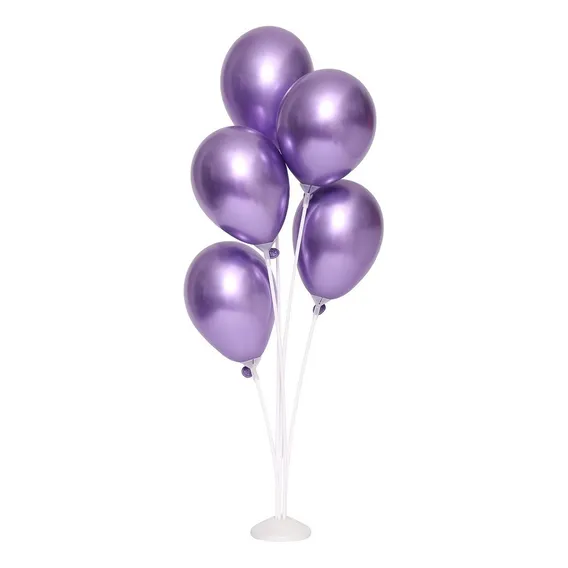 Suporte Para Balão Bexiga Mesa - Kit Arranjo 45 Cm 5 Hastes Foto 1