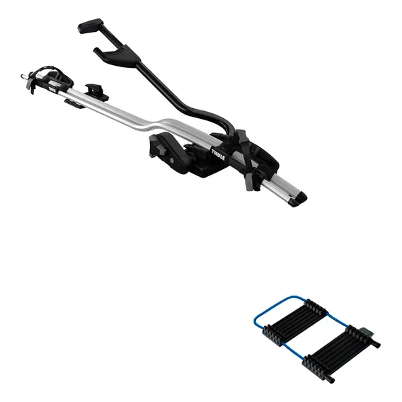 Suporte Para Bicicleta Teto Thule Proride 598 + Cor Prata Foto 1