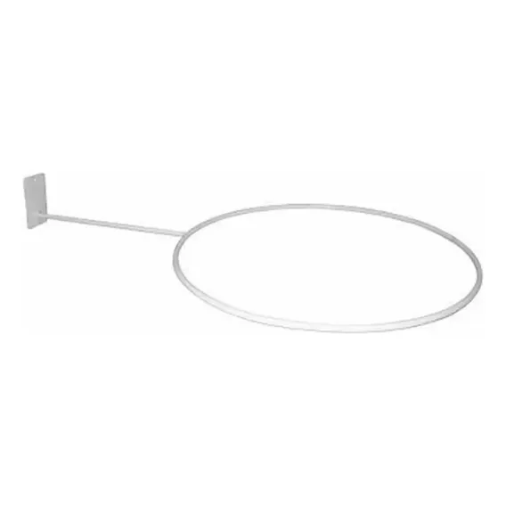 Suporte Para Bola Pilates Para Parede Branco Foto 1