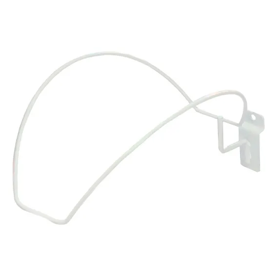 Suporte Para Boné Para Painel Canaletado 10 Unidades Branco Foto 1