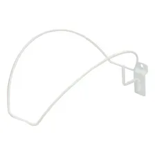 Suporte Para Boné Para Painel Canaletado 30 Unidades Branco Foto  mini 1