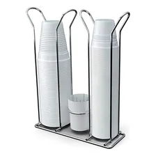 Suporte Para Copos Descartáveis 80/20ml Organizador Branco Foto mini 1