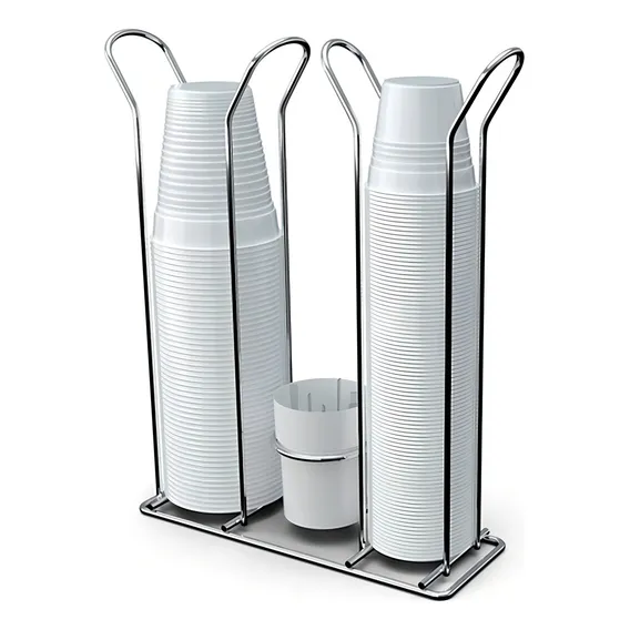 Suporte Para Copos Descartáveis 80/20ml Organizador Branco Foto 1