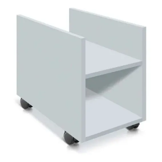 Suporte Para Cpu E Nobreak Estabilizador De Mdf Com Rodízios Foto 1