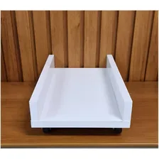 Suporte Para Cpu Mdp 15mm C/ Rodinhas 40x19 Branco Ofertamo Foto mini 2