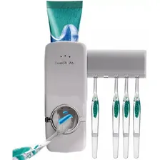 Suporte Para Escova E Pasta De Dente Dispenser Automático Foto  mini 1