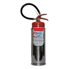 Suporte Para Extintor Em Aço Inox Pqs (pó Químico ) 4kg Foto mini 1