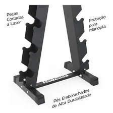 Suporte Para Halter Dumbbell Expositor Torre - 6 Pares Foto mini 4