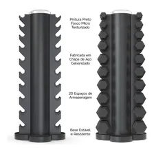 Suporte Para Halter Dumbbell Expositor Torre Academia Foto mini 4