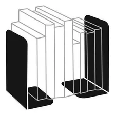 Suporte Para Livros Apoio Lateral Em Metal (1 Par) Cor Preto Foto  mini 1