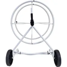 Suporte Para Mangueira Com Rodas Branco Foto mini 3