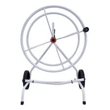 Suporte Para Mangueira Com Rodas Branco Foto mini 2