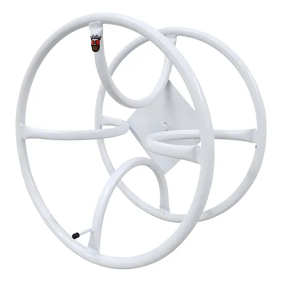 Suporte Para Mangueira De Jardim Redondo Girat贸rio Cor Branco Foto 1