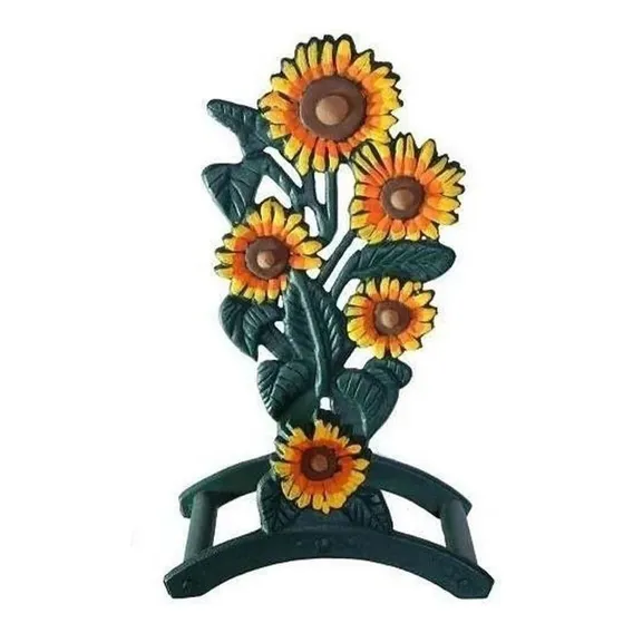 Suporte Para Mangueira - Modelo Flor Em Alumínio Fundido Foto 1