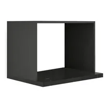 Suporte para microondas 100% Mdf preto Jws360º Suporte Foto mini 1
