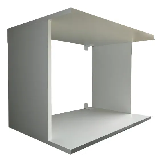 Suporte Para Microondas Simples  Em Mdf - Branco Foto 1