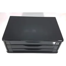 Suporte Para Monitor 3 Gavetas Mdf Black Piano 3347 Souza Foto mini 4