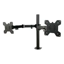 Suporte para monitor de Mesa Articulado Para 2 Monitores Até 32'' Cor Preto Foto mini 1