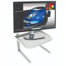 Suporte Para Monitor Mesa Com 3 Regulagens | Paber Cor Branco Foto  mini 1